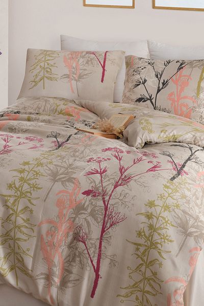 Eponj Home Μονό Σετ Παπλωματοθήκης Easy Ironing Urla Beige