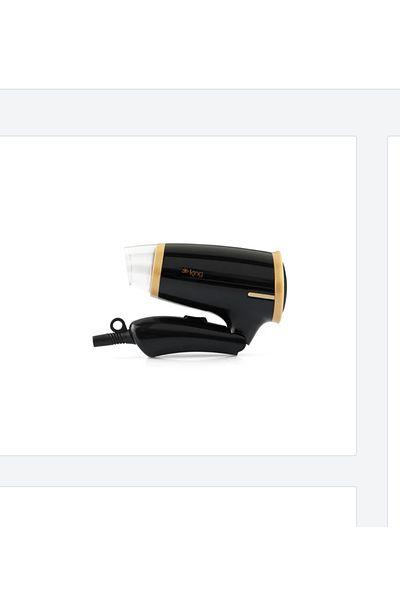 King Ksk437S Vilda Black Hair Dryer