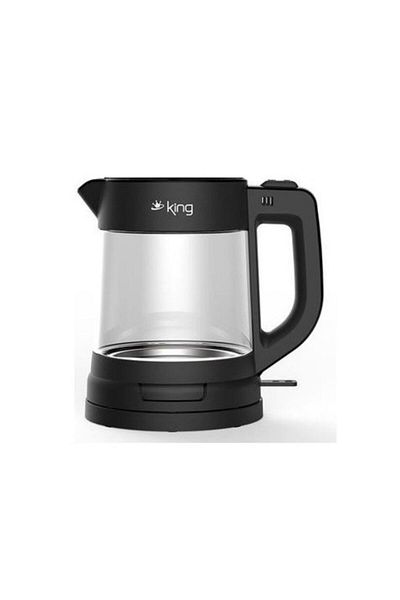 King KCM330 Tea Pro Glass Tea Machine Black