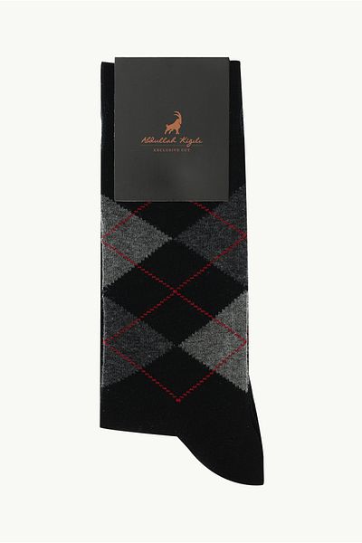 Abdullah Kiğılı Single Patterned Cotton Socks