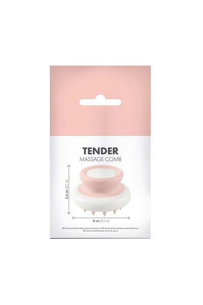 M-PETS Tender Thorn Tip Massage Brush Pink