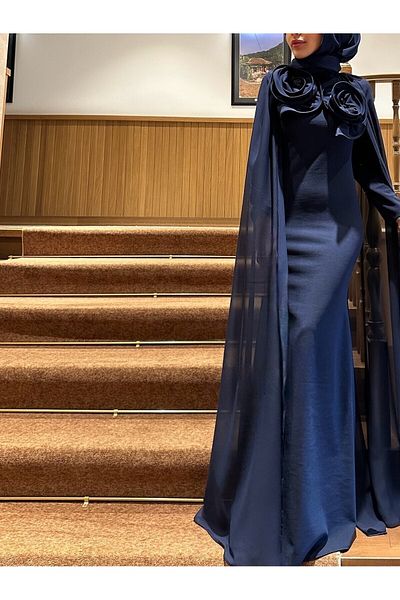 Bess Store Rose Women's Hijab Evening Dress