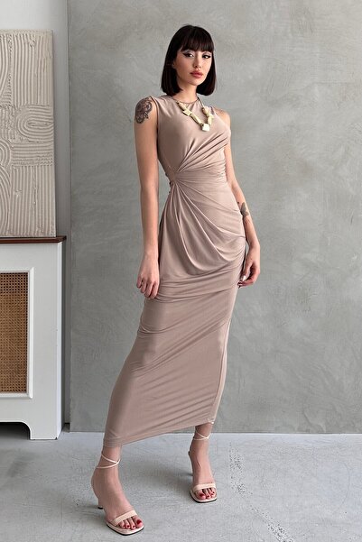 New Now ROCHIE SANDY DRAPED FĂRĂ MÂNI CU Gâtul CIC