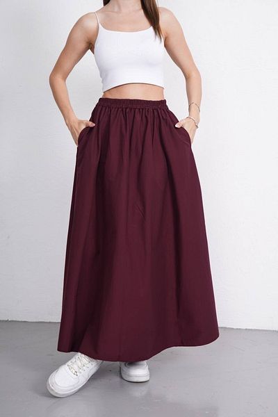 La MatildaLingerie PREMIUM ΦΟΥΣΤΑ POPLIN ΜΕ ΜΕΣΗ ΜΕ ΕΛΑΣΤΙΚΕΣ ΤΣΕΠΕΣ