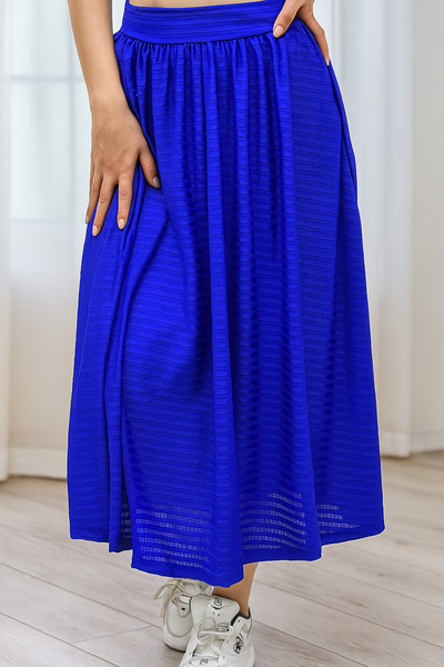 Ceylen Fusta maxi tricotată căptușită