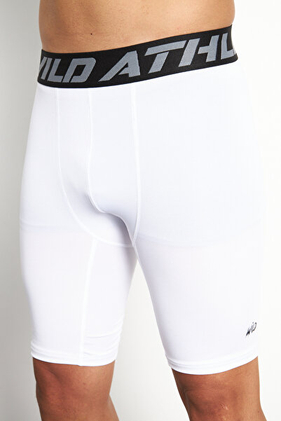 Wild Athletic Sports Λευκό αθλητικό κολάν ποδοσφαίρου Short Pro Laptop