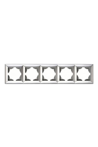 Günsan Elektrik Günsan Visage Silver Five Frame