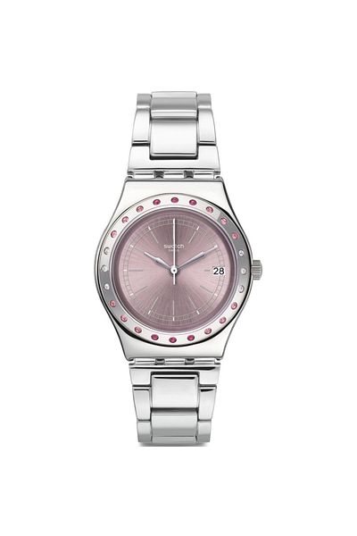 Swatch Pinkaround Wristwatch Yls455g
