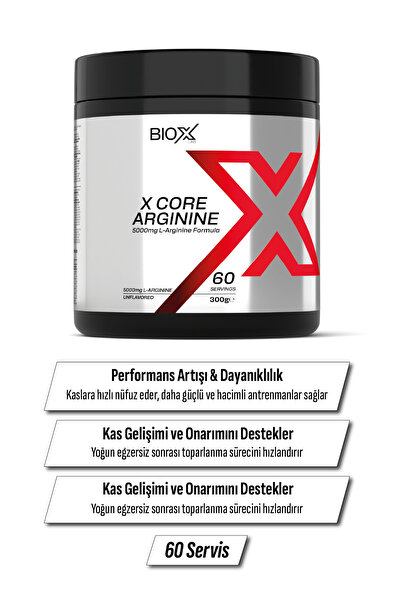 Bioxlab L- Arjinin Aromasız 300 gr 60 Servis Arginine Amino Asit
