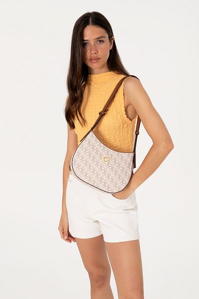 U.S. Polo Assn. Women's Beige Shoulder Bag 50303439-Vr011