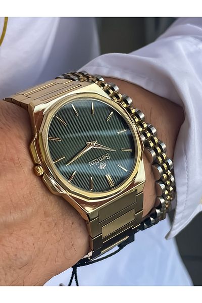Bentini Men's Wristwatch - Guaranteed, Waterproof and Rustproof, Colorfast Steel Cord and Case