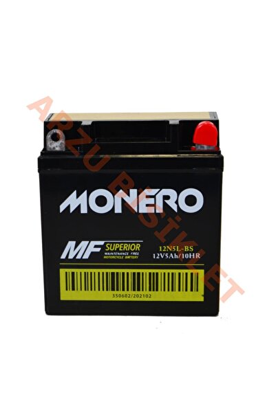 Swan Monero 12v 5ah Motosiklet Akü [12n5l-bs] [119*60*129] Cub, Ybr, Kinetix ...
