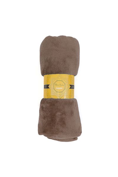 Ella Home Blanket, Warm and Soft, Polyester, Brown, 170x130cm