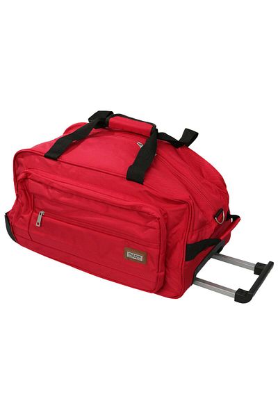 Ella Icon Travel bag with trolley, Athens, Red, 55x30x30cm