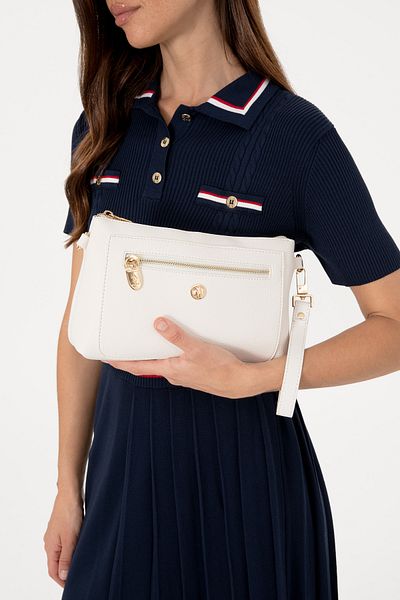 U.S. Polo Assn. Women's White Crossbody Bag 50311450-Vr013
