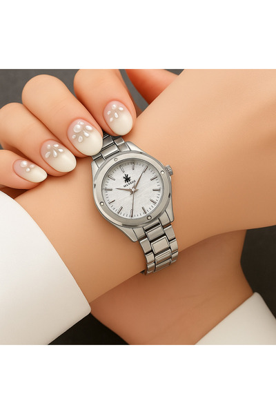 PW POLO WHITE Silver Color Women's Wristwatch Pw94