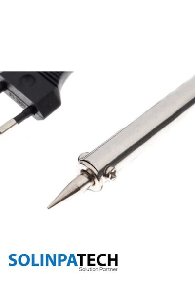 SolinpaTech 60w Profesyonel Yüksek Sıcaklığa Dayanıklı Resistörlü Kalem Havya-stand-pasta-pompa-lehim-bant