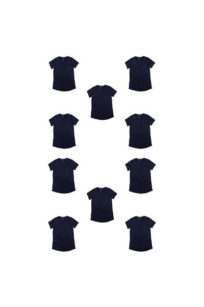 Bando Set of 10 Black Men's Short Sleeve T-Shirts