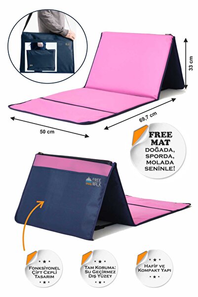 Free Walk Katlanabilir Sırt Dayamalı Kamp, Şezlong, Plaj, Yoga ve Oturma Dinl...