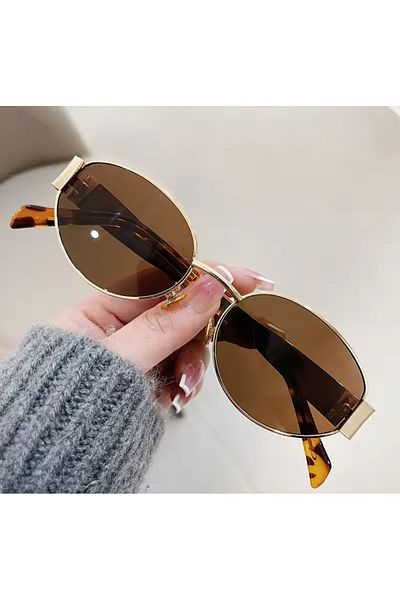 Byc polo Cp149 Dabling Gold Brown Mineral Glass Daily Glasses..