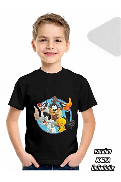 patriko tekstil Cute Heroes Black Color Cotton Combed Cloth Girls Boys Short ...