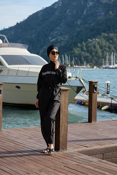 NS TASARIM MAYO Mira Model Design Hijab Jumpsuit Swimsuit