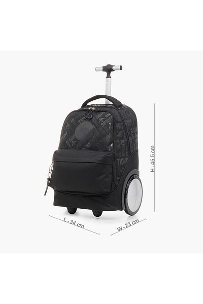 Marvel Spider-Man Print Trolley Bag with Retractable Handle - 18 inches