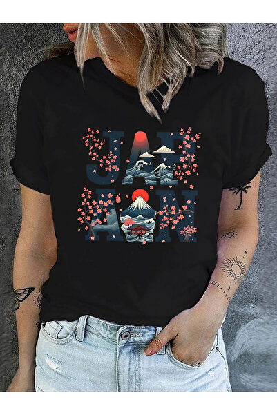 İnazuma Outdoors Unisex Oversize Βαμβακερό T-shirt με στάμπα και κοντό μανίκι...