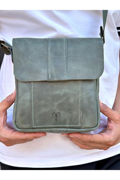 Fil Deri Genuine Leather - Magnetic - Hanger - Hidden Compartment - Shoulder Bag 1006