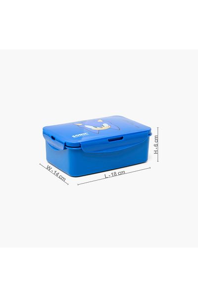 CPLG Sonic the Hedgehog Print Lunch Box with Clip Lock Lid