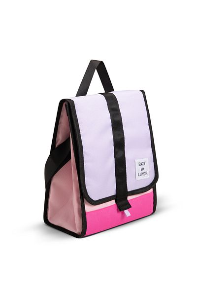 Eazy Kids 5&4 Convertible Bento Lunch Box w/ Lunch Bag, Sandwich Cutter Set-Girl Power