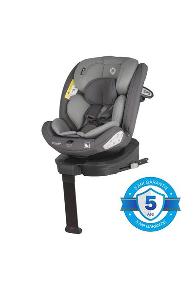Coccolle Scaun auto rotativ cu Isofix Coccolle Sidra iSize Premium Line, tetieră reglabilă, poziție de dormit