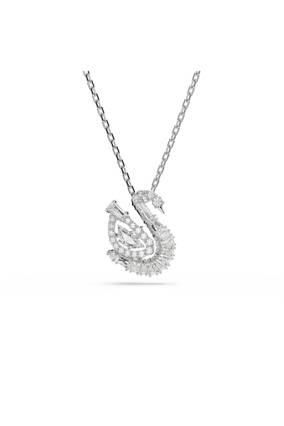 Swarovski Swan Kolye, Karışık kesimler, Kuğu, Beyaz