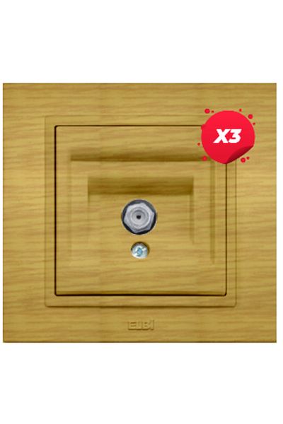 ELBI ELECTRIC X3 - Zena Artar Priza Satelit F Conector ST