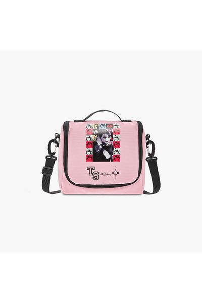 Celebrtyicons Swifties Print Lunch Bag with Detachable Strap and Zip Closure