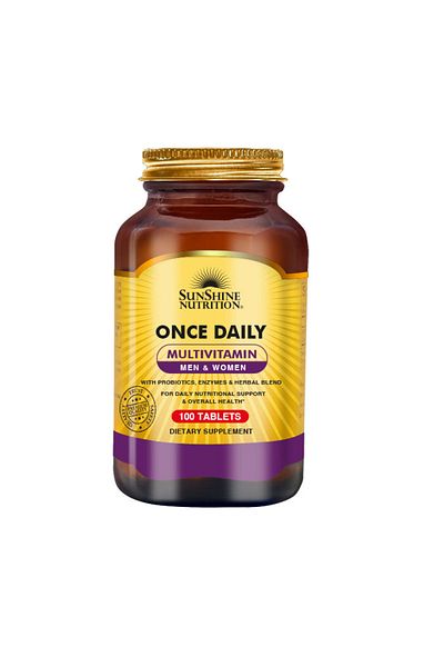 SUNSHINE N Once Daily Multivitamin Men & Women 100Tabs:8648