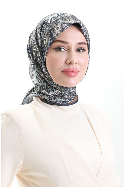 sefamerve Μαλακό κασκόλ Ethnic Pattern 90201-04 Çağla Yeşil