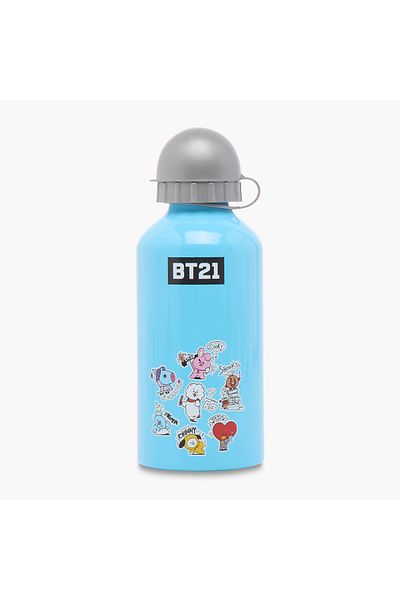 BT21 Logo Print Water Bottle - 996 ml