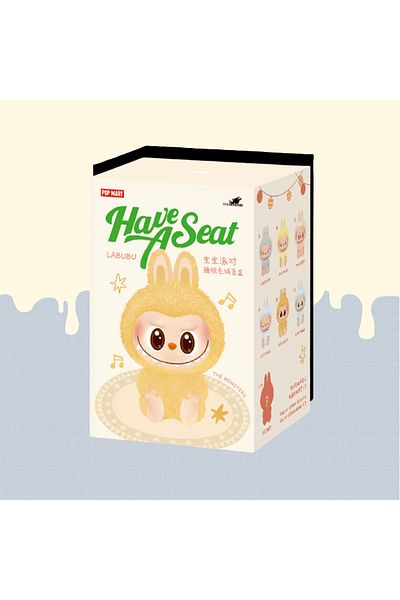 LABUBU Labubu Plush Toy, Have a Seat, Blind Box