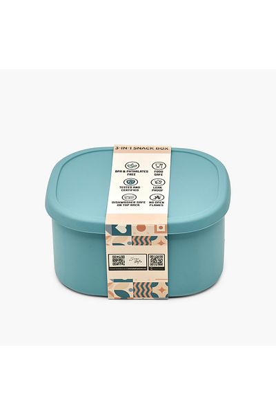 Juniors Solid 3-Piece Snack Box Set