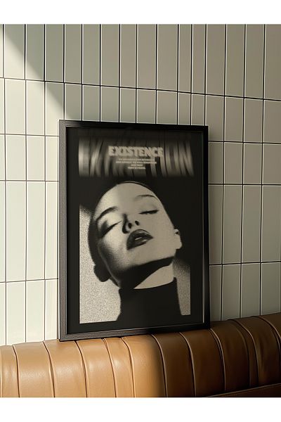 Taranist Αφίσα - Παρουσίαση Φουτουριστικής Αισθητικής Μαύρο Λευκό Πορτρέτο