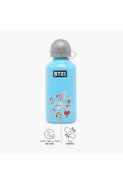 BT21 Logo Print Water Bottle - 996 ml