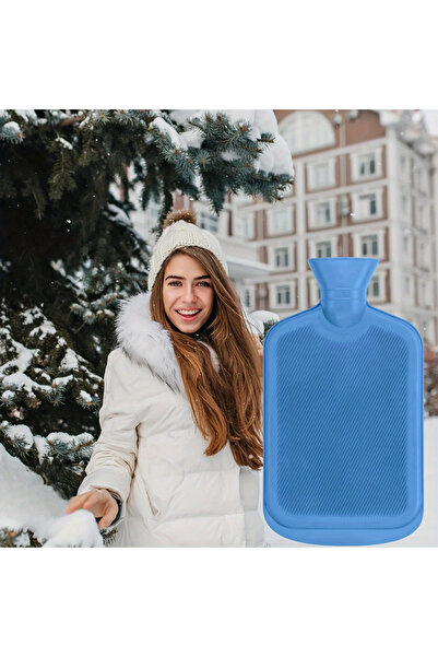 Askımo Sıcak Su Torbası Termofor 1.75 lt Boğaz Boyun Baş Isıtıcı Ped Sıcak Su Torbası Regl Ağrı