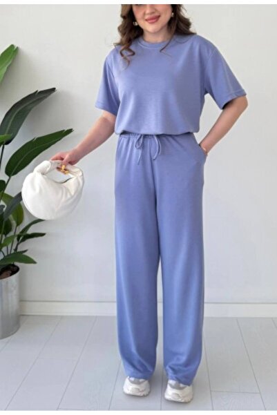 canzengın Modal Fabric T-Shirt Pants Two Piece Set