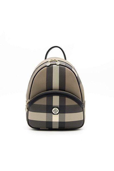 Silver Polo BACKPACK/PLAIDSilver Polo BROWN Backpack