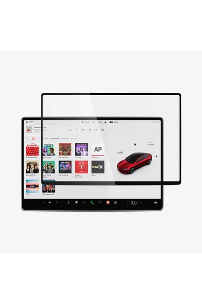 ZDN Case Tesla Y Juniper 2025 Compatible Multimedia 9H Nano Screen Protector