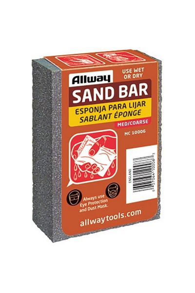 ALLWAY Tools Oxide Abrasive Coating Wet Or Dry Medium Coarse Sandbar Grey