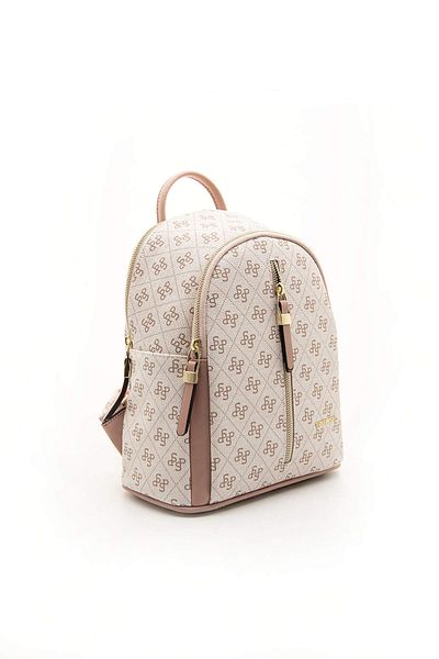Silver Polo BACKPACK/LOGO PRINTEDSilver Polo PINK Backpack