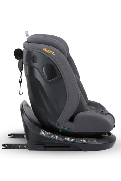 Kraft Move I-Size 360°Dönebilen İsofixli Oto Koltuğu 0-36 Kg Black Orange
