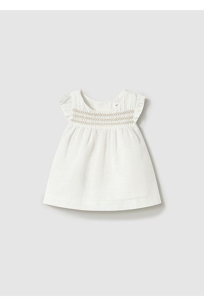 MAYORAL Newborn Smocked Dress